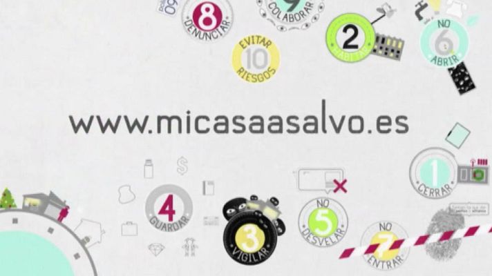 Telediario 1 - El Ministerio del Interior lanza una campaña de seguridad