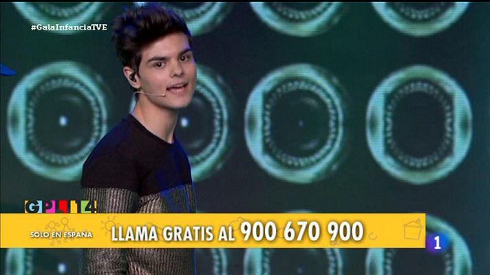 Gala por la Infancia - Abraham Mateo sorprende a una fan