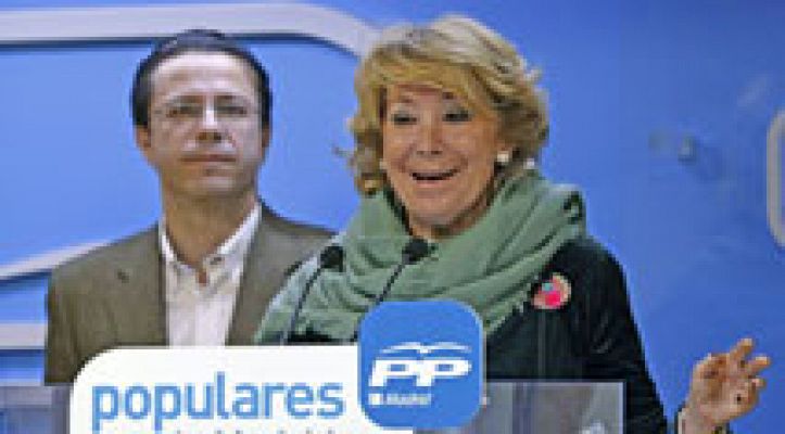 Aguirre se pone a disposición de Rajoy para ser candidata a la Alcaldía de Madrid