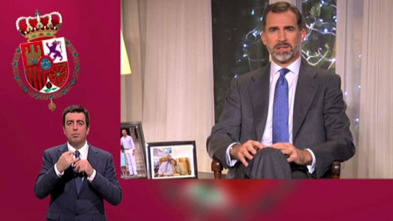 Mensaje de Su Majestad el Rey 2014 en lengua de signos 