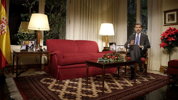 Telediario 1 - Las claves del primer mensaje de Navidad del rey Felipe VI