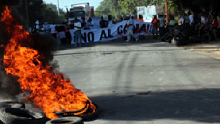 Telediario 1 - Comienzan las obras del gran canal de Nicaragua