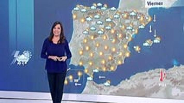 El tiempo - Un viernes más cálido dará paso a un fin de semana inestable