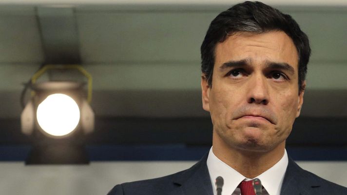 Telediario 1 - Pedro Sánchez critica el mensaje de recuperación de Rajoy