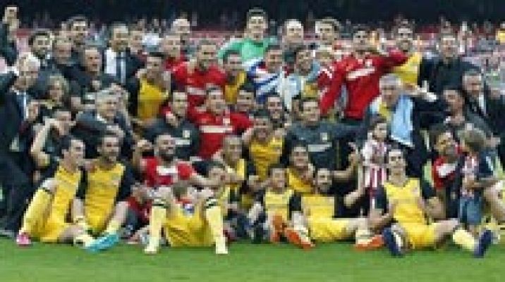 Telediario 1 - El Atlético de Madrid cierra un 2014 memorable