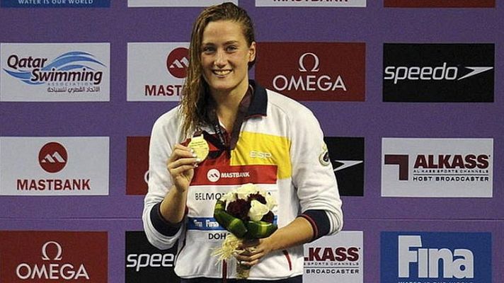 Telediario 1 - Mireia Belmonte, cerca de ser la mejor deportista española tras su gran 2014