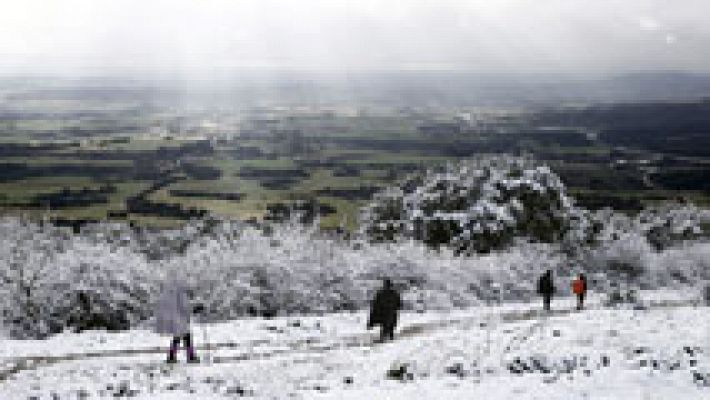 En España 23 provincias y Melilla están en alerta por nieve 