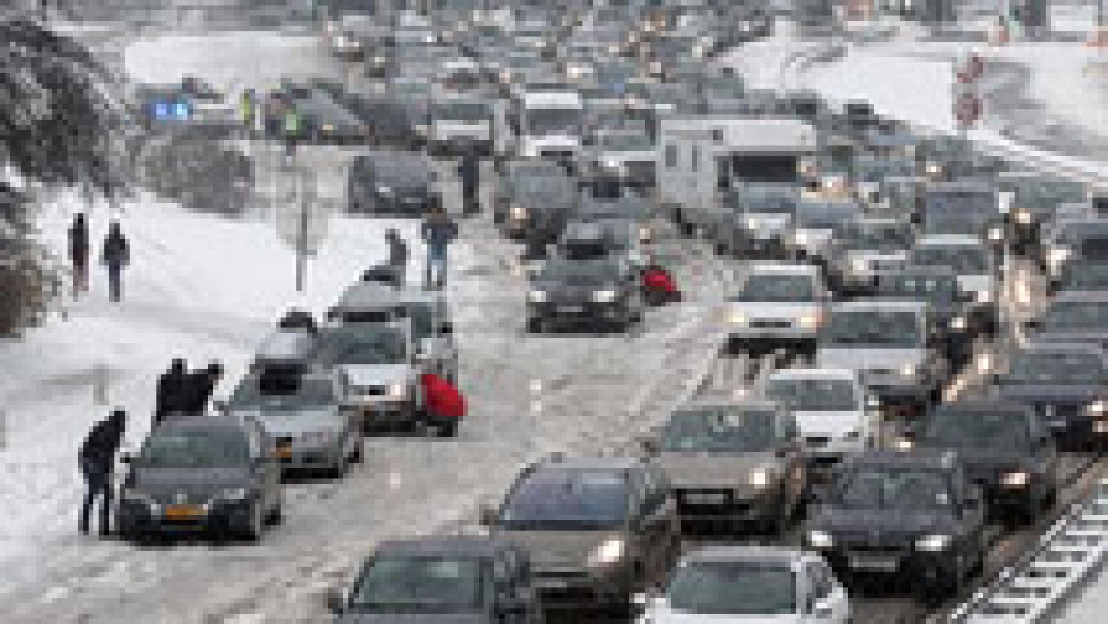 Continúa el temporal de nieve en el centro y norte de Europa