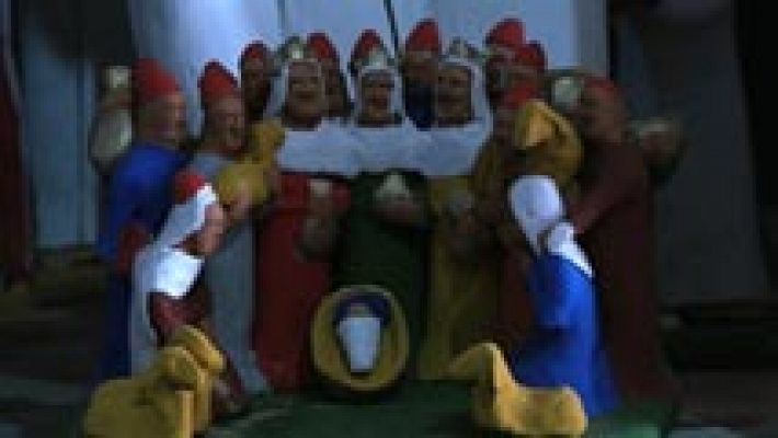 Telediario 1 - Fabricar belenes en Marruecos, una actividad peligrosa