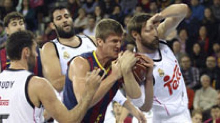 Baloncesto en RTVE - El Barça despoja del liderato al Real Madrid (76-68)