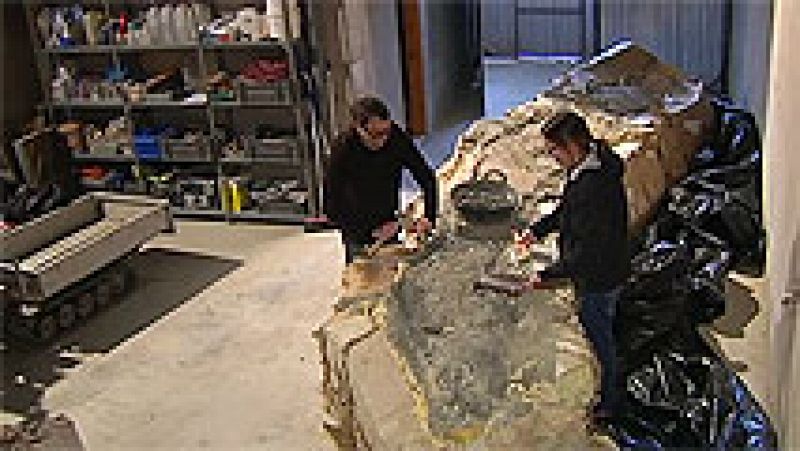 Paleontólogos catalanes y aragoneses han encontrado el fósil del titanosauro