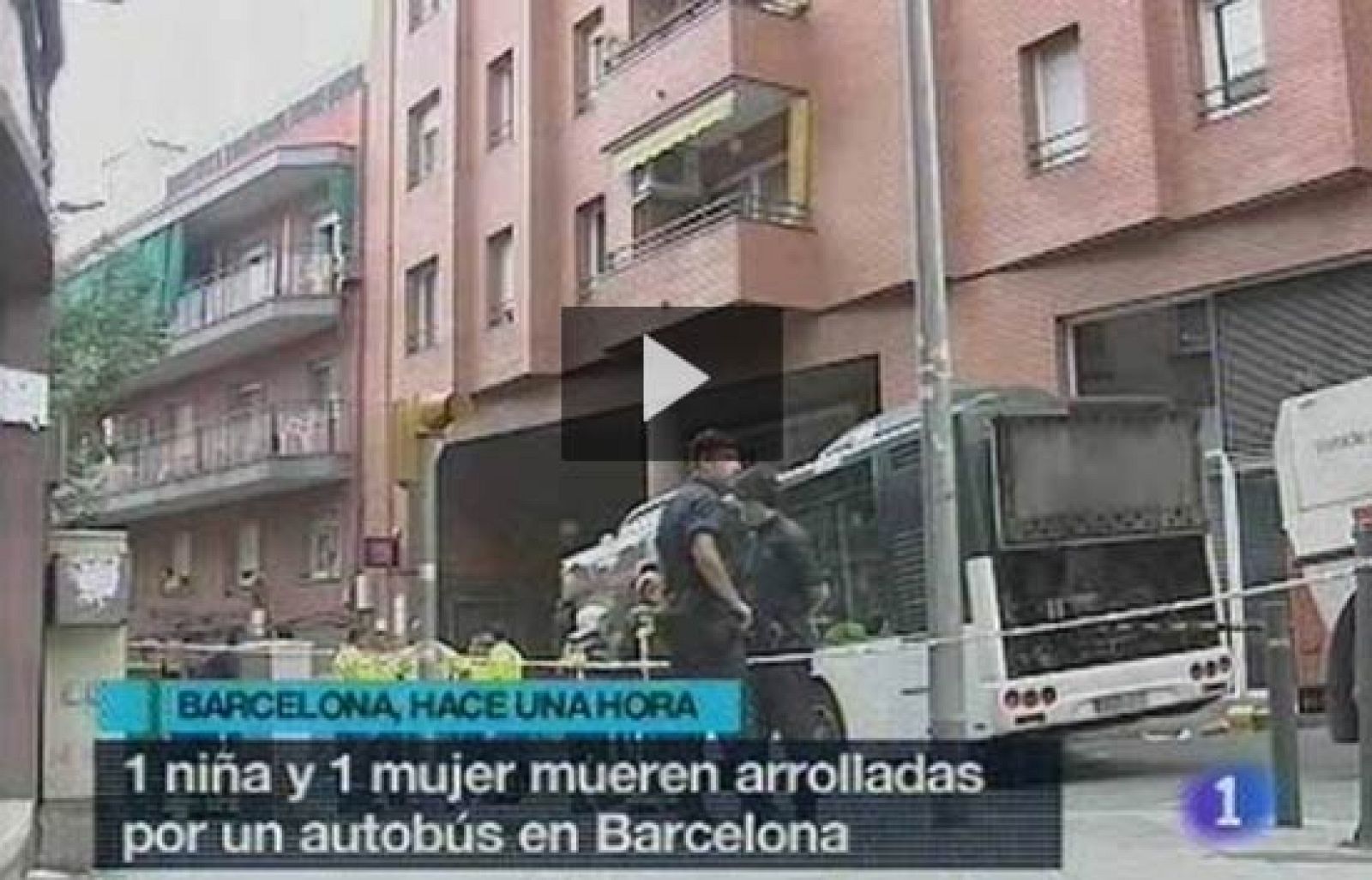 Accidente de autobús en la ciudad de Barcelona | Ver