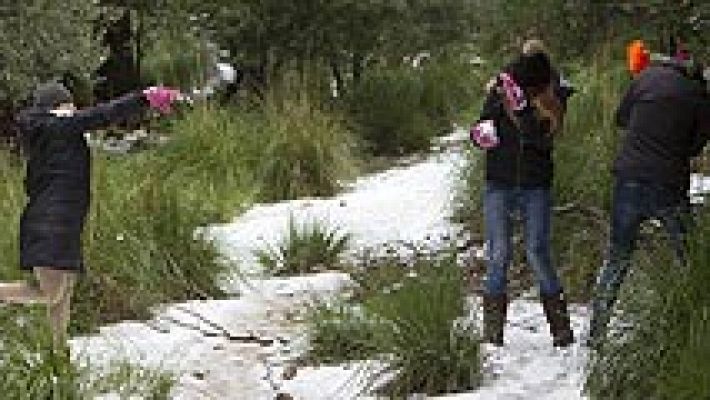 Telediario 1 - Las temperaturas bajarán hasta 10 grados bajo cero