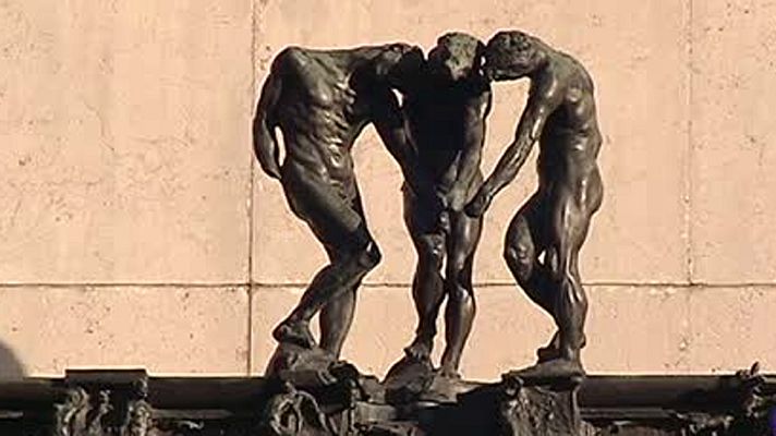 Telediario 1 - El Museo Rodin de París desvela los bocetos del escultor