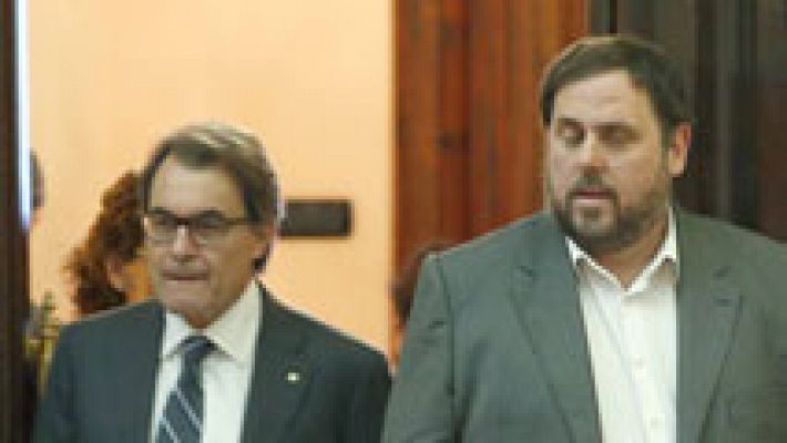 Telediario 1 - Junqueras pone fechas a las elecciones y a los presupuestos