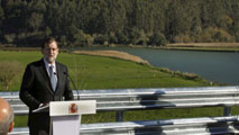 El presidente del Gobierno inaugura un nuevo tramo de la autovía del Cantábrico