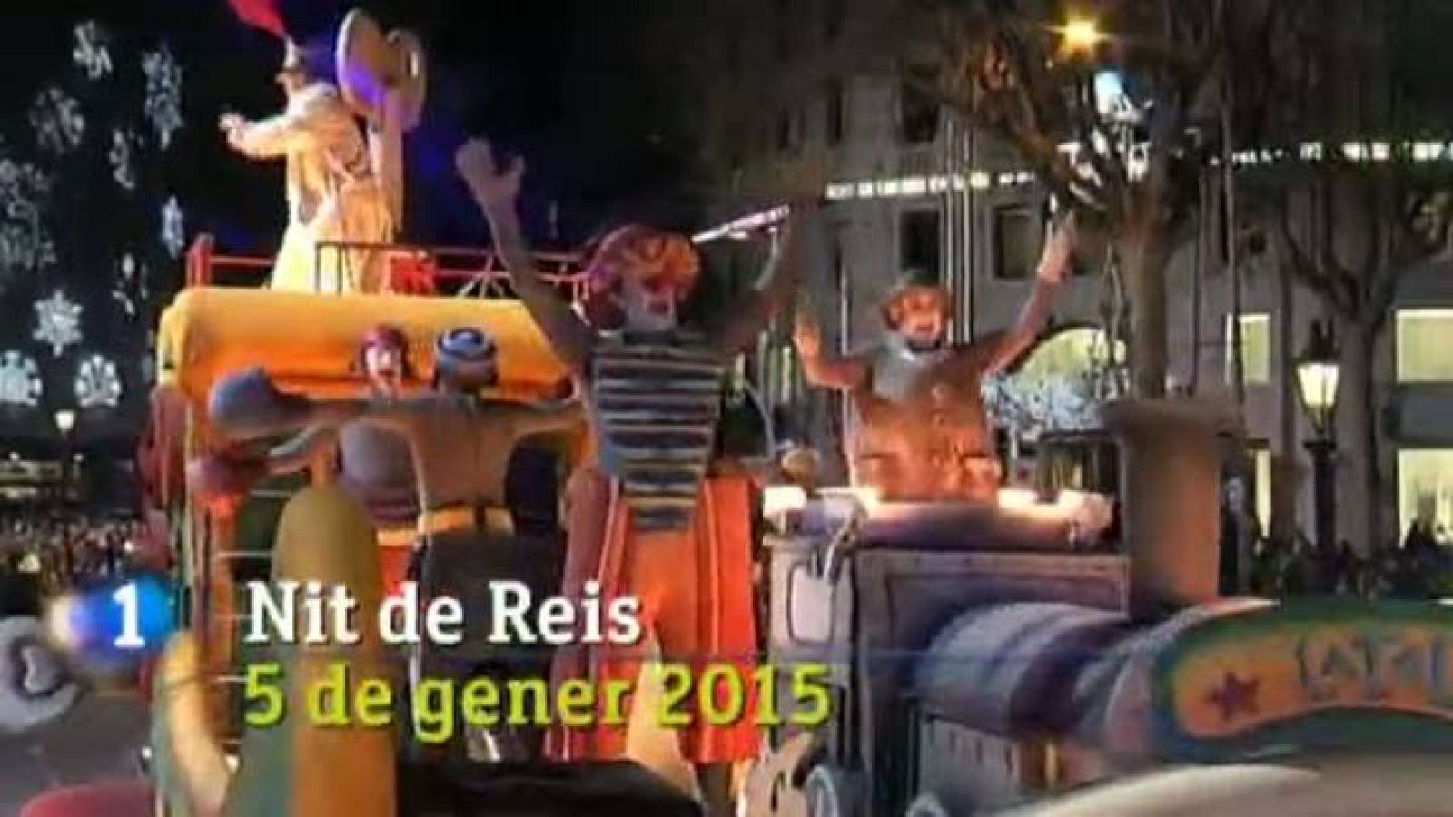 Cavalcada Reis 2015 a La 1 de TVE Catalunya - avanç