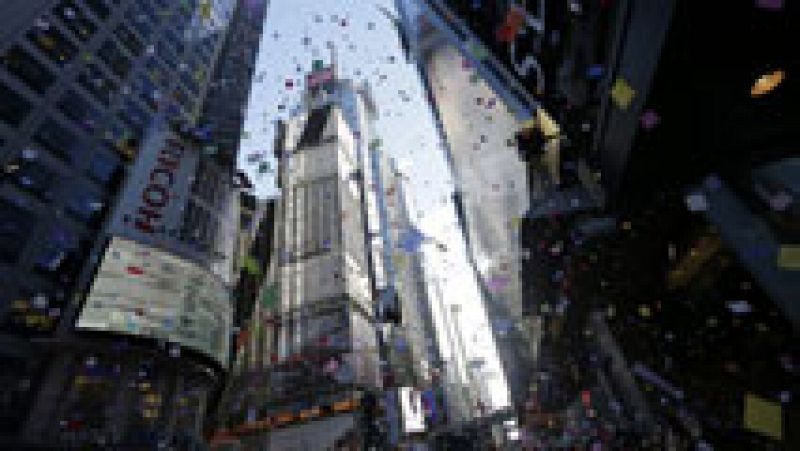 La tradición de celebrar el Año Nuevo en Times Square cumple ya cien años