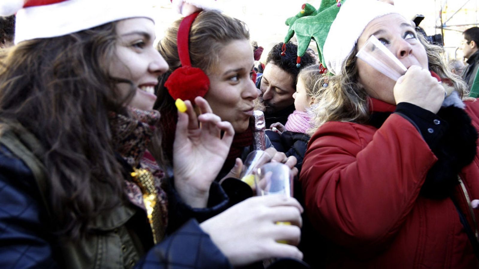 El frío va a reinar en casi toda España en el momento de las doce campanadas