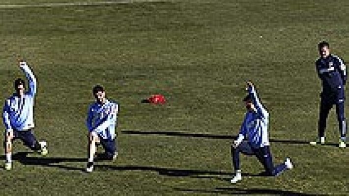 Fernando Torres completa su primera sesión con la plantilla del Atlético