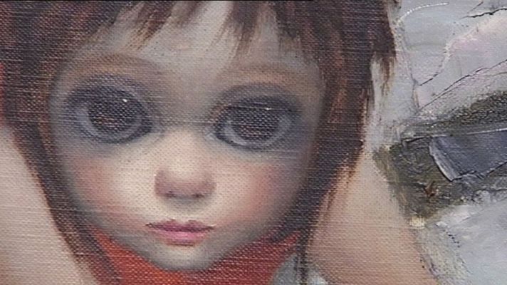 Telediario 1 - Margaret Keane, la pintora de los grandes ojos, en Jaén