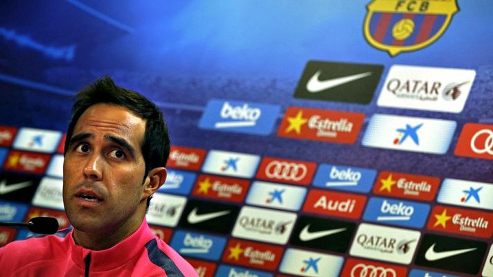 Telediario 1 - Claudio Bravo regresa como portero del Barça a la que fue su casa