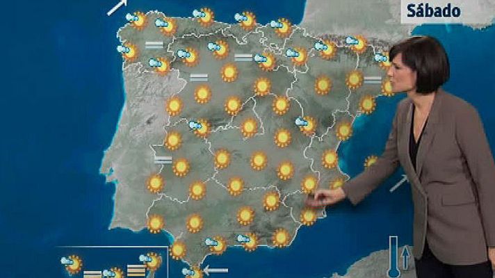 El tiempo - Cielos poco nubosos o despejados