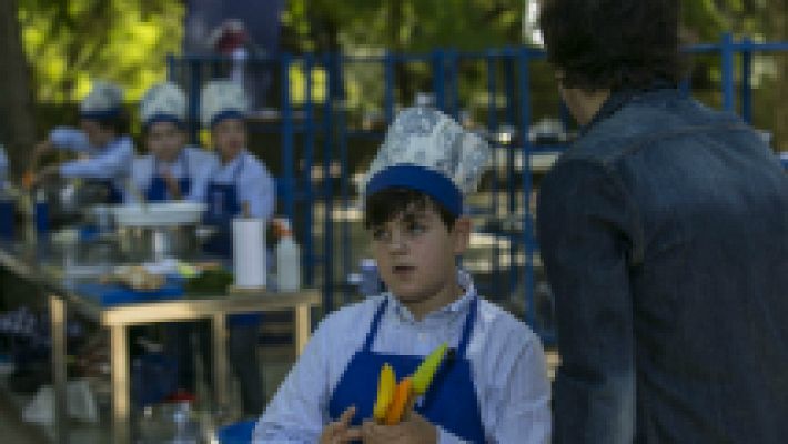 MasterChef Junior - Guillerno y Teresa "la lían parda" en la Prueba por equipos