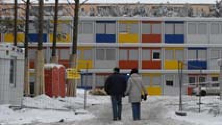 Telediario 1 - Miles de refugiados llegaron a Berlín en 2014