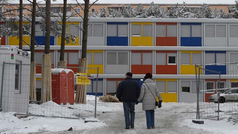 Miles de refugiados llegaron a Berlín en 2014