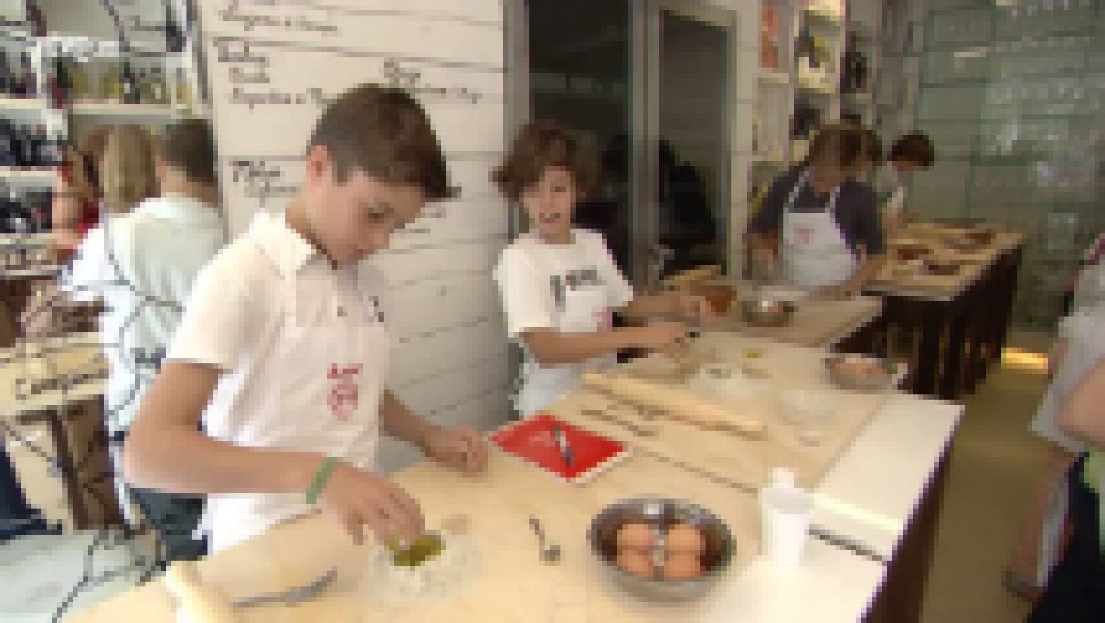 MasterChef Junior 2 - Clase de pasta y pizza