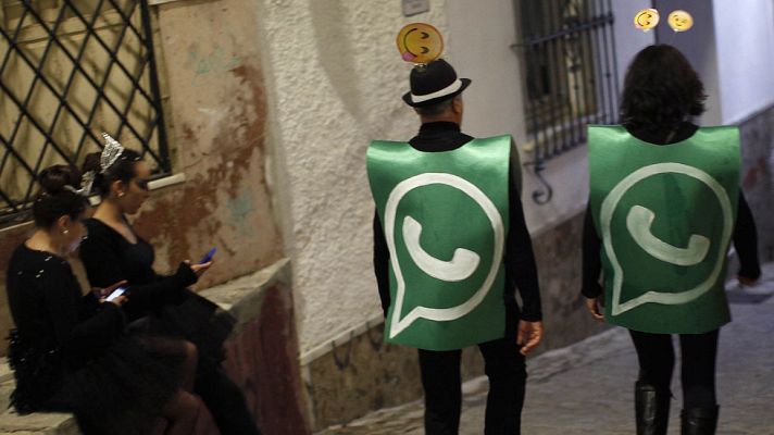 Telediario 1 - WhatsApp tiene 700 millones de usuarios en el mundo