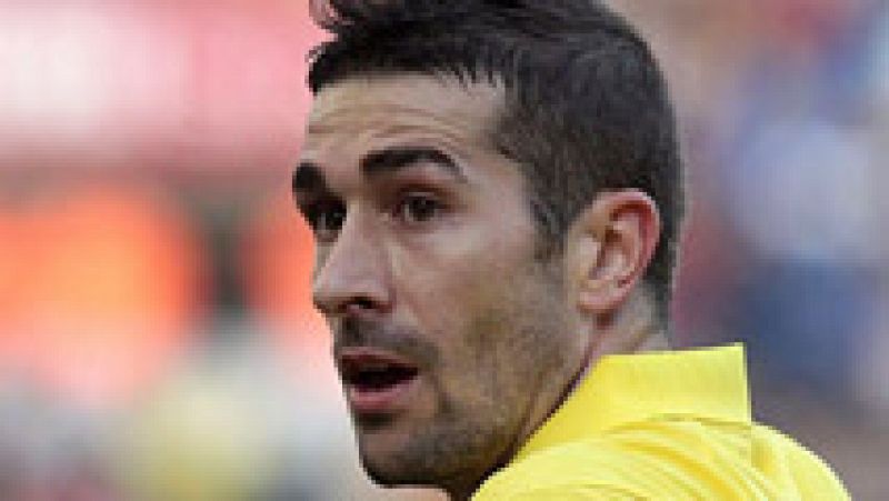 El nuevo jugador del Atlético de Madrid, Cani, que ha llegado cedido por el Villarreal, ya se ha puesto a las órdenes de Simeone.