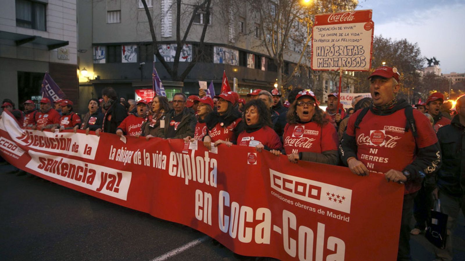 Este viernes acaba el plazo que Coca-Cola dio a los empleados despedidos para que se reincorporen al trabajo