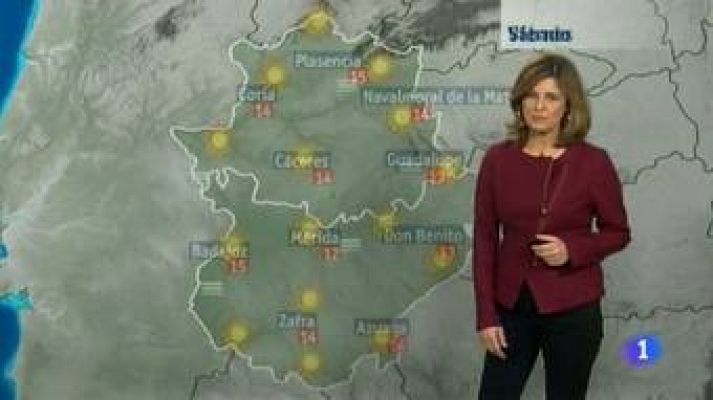 El Tiempo en Extremadura - 09/01/2015