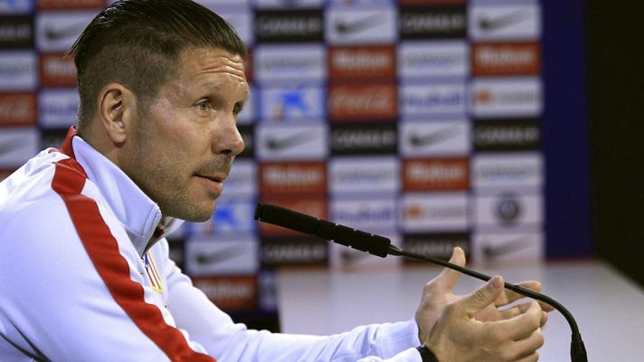 Telediario 1 - Simeone: "En el Barcelona hasta el portero juega bien"