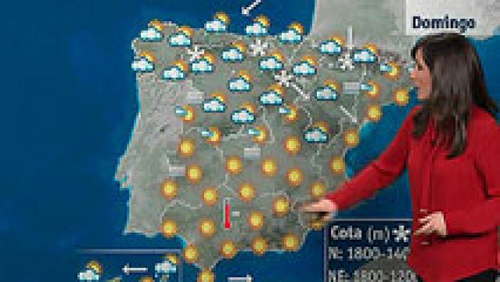 El tiempo - Viento fuerte y descenso de temperaturas en el nordeste peninsular