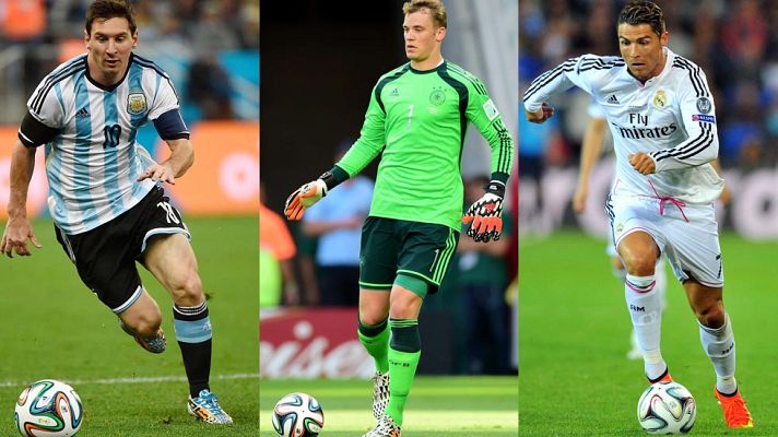 Telediario 1 - Cristiano, Messi y Neuer se disputan el cetro mundial