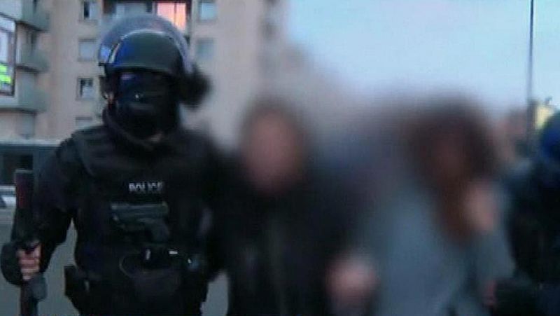 El Ministerio de Interior francés difunde imágenes de la operación antiterrorista del pasado viernes