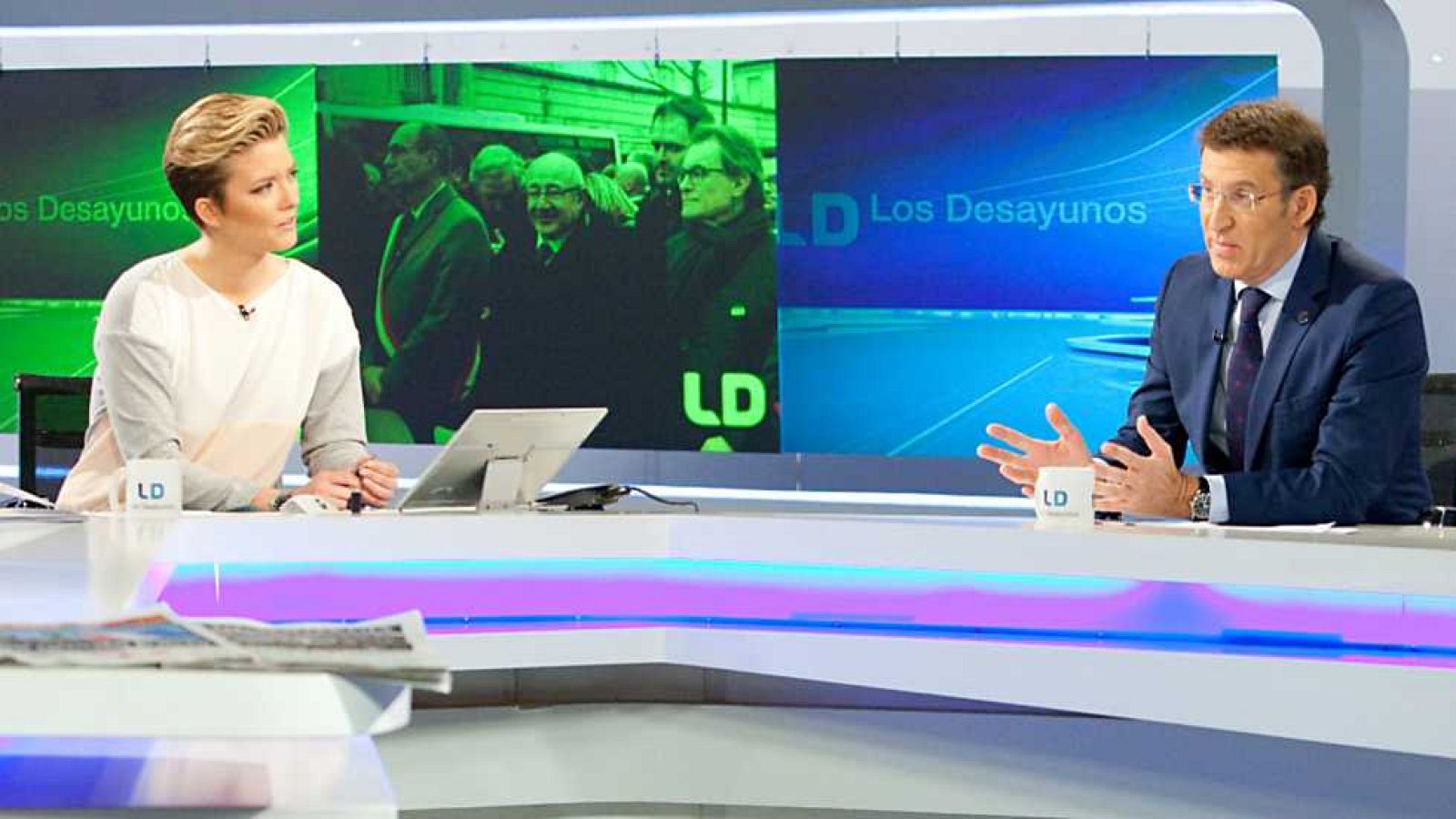 Los desayunos de TVE - Alberto Núñez Feijóo, presidente de la Xunta de Galicia - Ver ahora