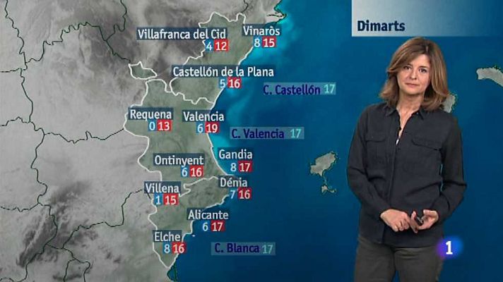 L'informatiu - Comunitat Valenciana - El tiempo en la Comunidad Valenciana - 12/01/15