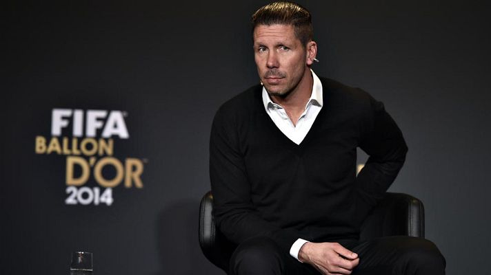 Telediario 1 - Simeone: "Lo más difícil como entrenador es lograr transmitirles una idea a los jugadores"