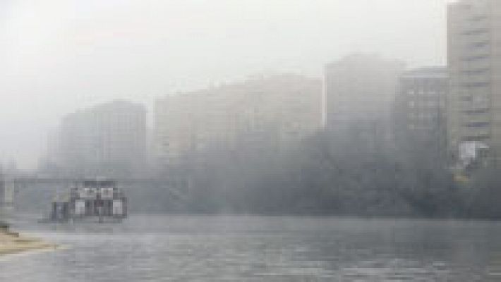 Telediario 1 - Castilla y León en alerta amarilla por culpa de la niebla