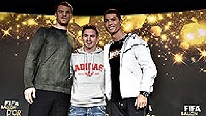 Los méritos en 2014 para Cristiano Ronaldo, Messi y Neuer