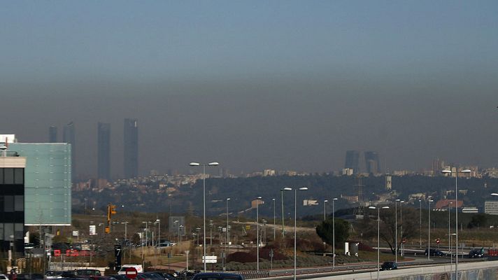 Telediario 1 - Ecologistas denuncian la contaminación de Madrid