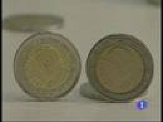 Monedas de 2 euros falsas