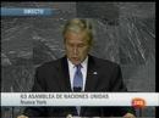 Último discurso de Bush en la ONU