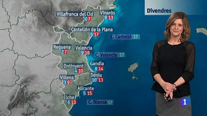 L'informatiu - Comunitat Valenciana - El tiempo en la Comunidad Valenciana - 15/01/15