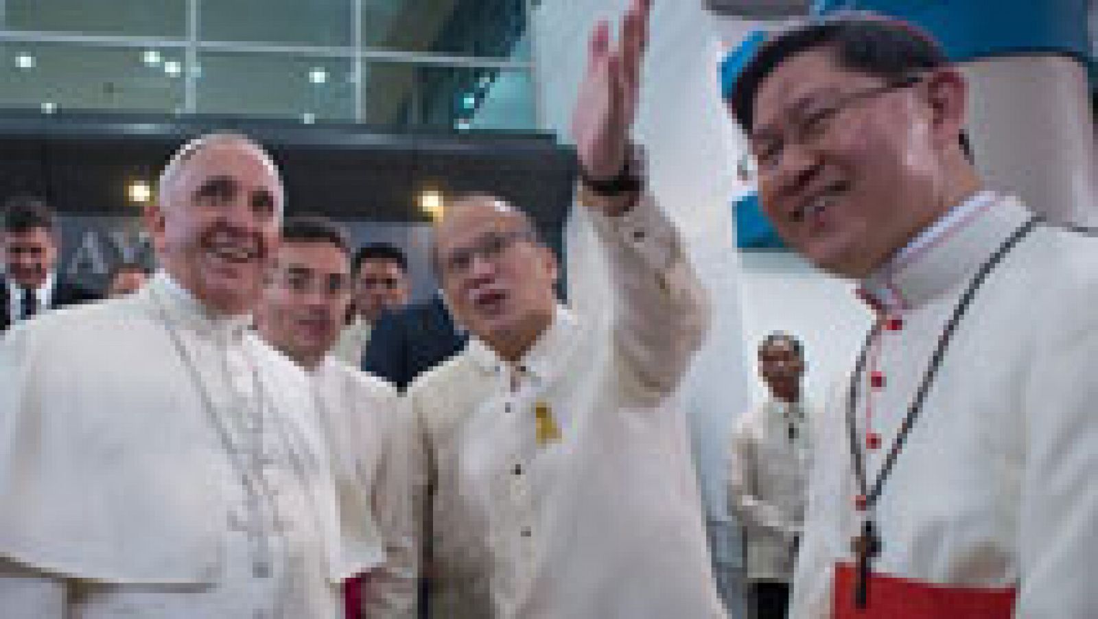 Telediario 1: El papa viaja a Filipinas y habla de libertad de expresión | RTVE Play