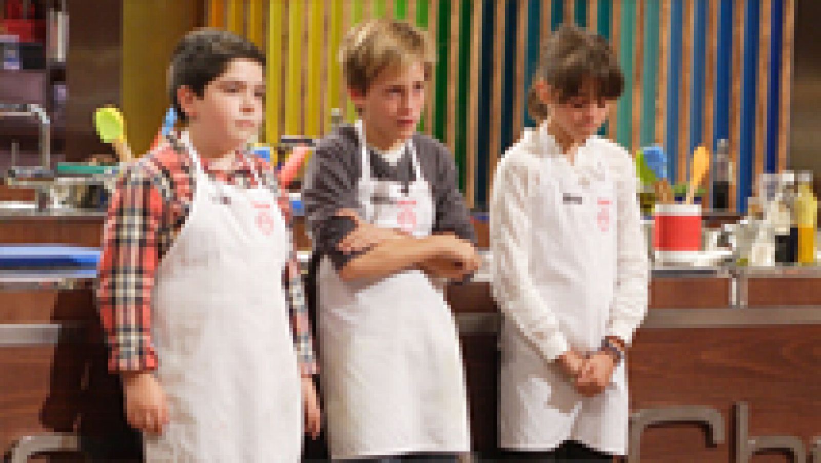 MasterChef Junior: Ana, Lluc y Víctor abandonan las cocinas | RTVE Play